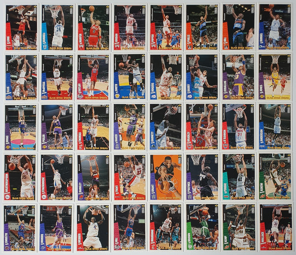 1996-97 UD Collector's Choice Slam Dunk Series (40 Cards Set) - Michael Jordan