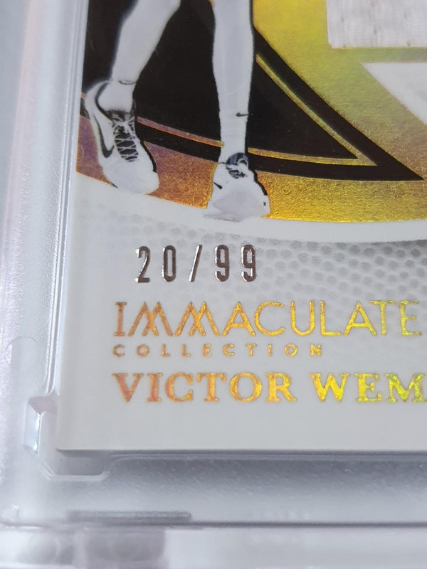 2024 Panini Immaculate Victor Wembanyama #PATCH /99 Game Worn Jumbo Jersey