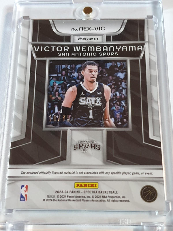 2023 Spectra Victor Wembanyama Rookie #PATCH INTERSTELLAR /75 RC 3 Color Jersey