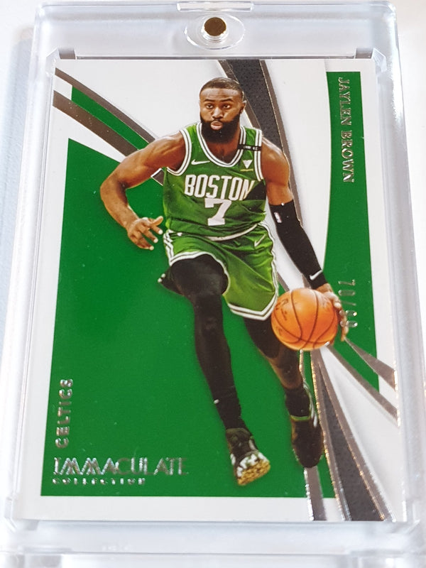 2020 Panini Immaculate Collection Jaylen Brown #100 SILVER /99 Edition - Rare