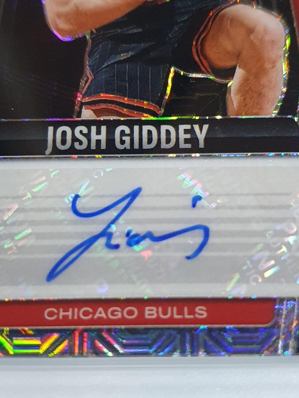 2024 Prizm Black Josh Giddey AUTO MOJO /25 Holo Signature Bulls - PSA 10 (POP 2)