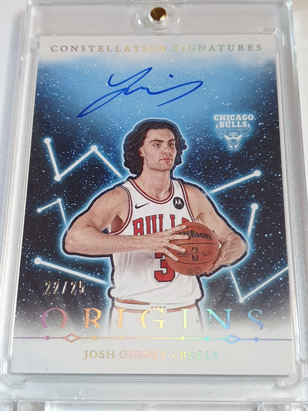 2024 Panini Origins Josh Giddey AUTO /25 Constellation Signatures (Bulls) - Rare