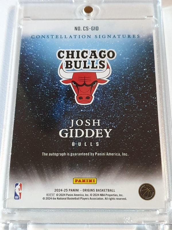 2024 Panini Origins Josh Giddey AUTO /25 Constellation Signatures (Bulls) - Rare