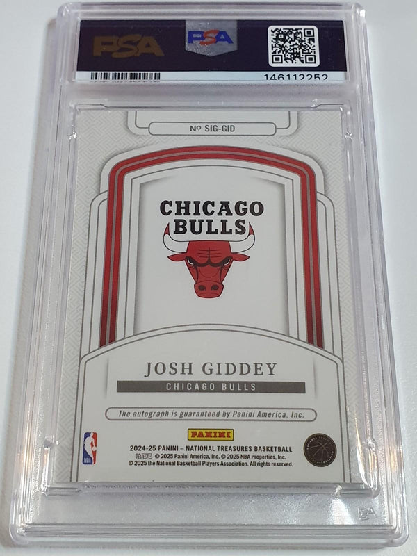 2024 National Treasures Josh Giddey AUTO GOLD /10 Signatures - PSA 9 (POP 1)