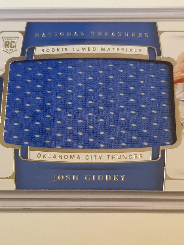 2021 National Treasures Josh Giddey Rookie #PATCH /99 Jumbo Jersey - Rare
