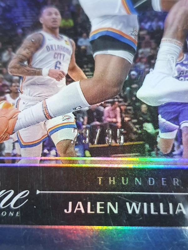 2023 Panini One and One Jalen Williams #48 BLUE /35 Holo - Panini Factory Sealed