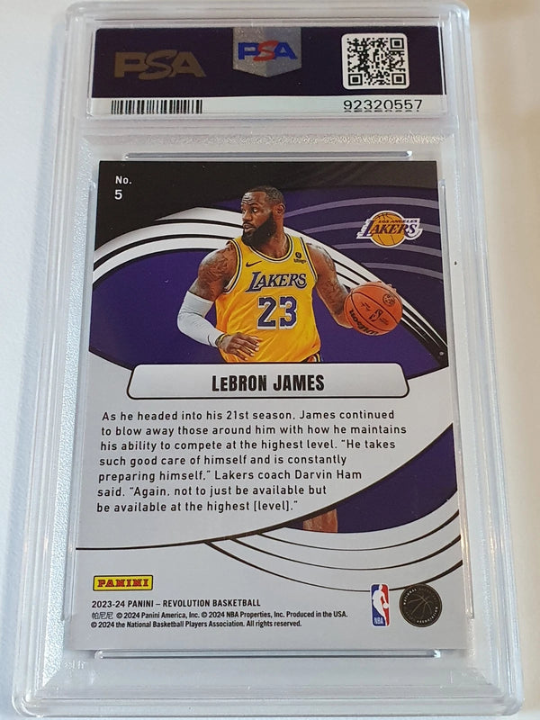 2023 Panini Revolution LeBron James #5 Supernova - PSA 9 (POP 18)