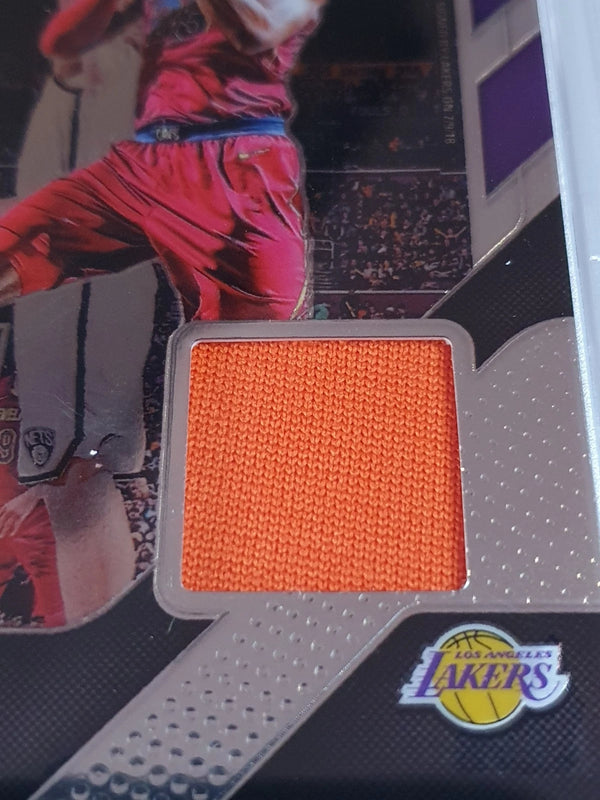 2018 Panini Prizm LeBron James #PATCH Game Worn Jersey - PSA 9 (Low POP)