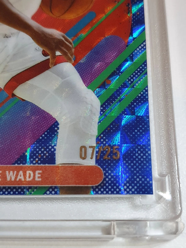 2025 Topps Finest Dwyane Wade #298 BLUE GEOMETRIC /25 Refractor - Ready to Grade
