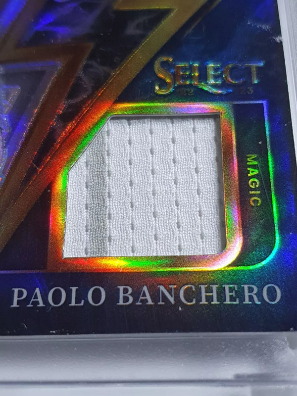 2022 Panini Select Paolo Banchero Rookie #PATCH SILVER Holo Jersey RC - Rare