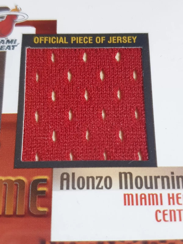 1999 Flair Showcase Alonzo Mourning #PATCH Game Worn Jersey - Ready to Grade