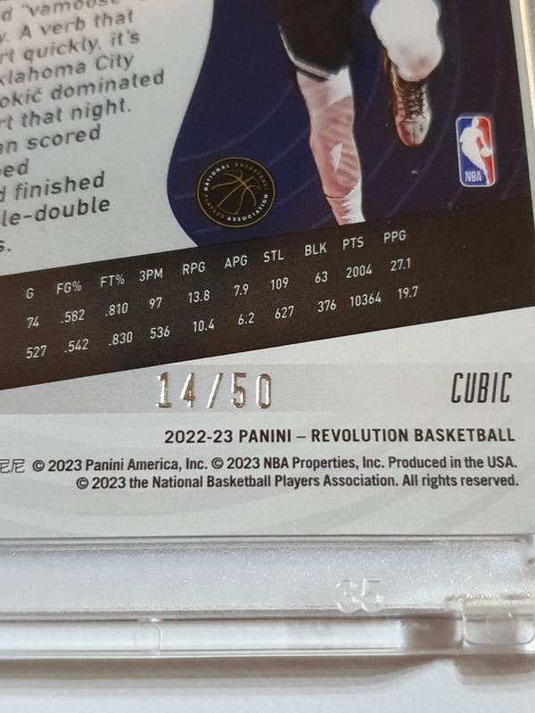 2022 Panini Revolution Nikola Jokic #92 CUBIC /60 Holo - Ready to Grade