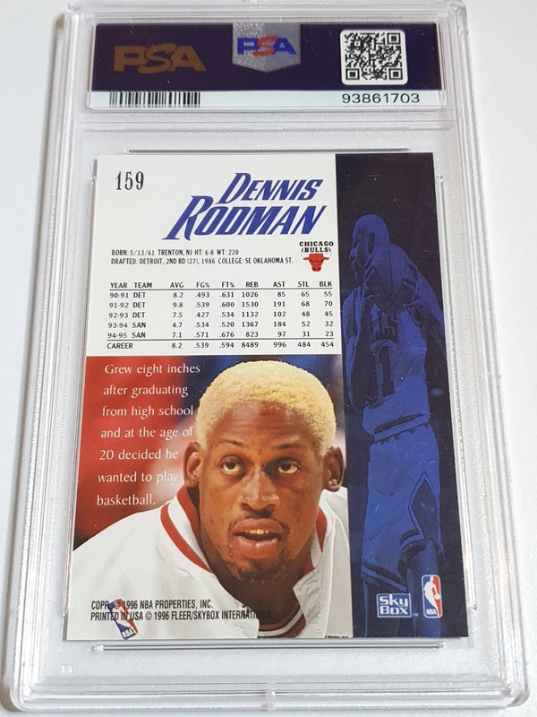 1995 Skybox Premium Dennis Rodman #159 - PSA 9 (POP 14)