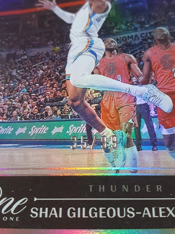 2023 Panini One and One Shai Gilgeous-Alexander #39 HOLO /99 - Factory Sealed
