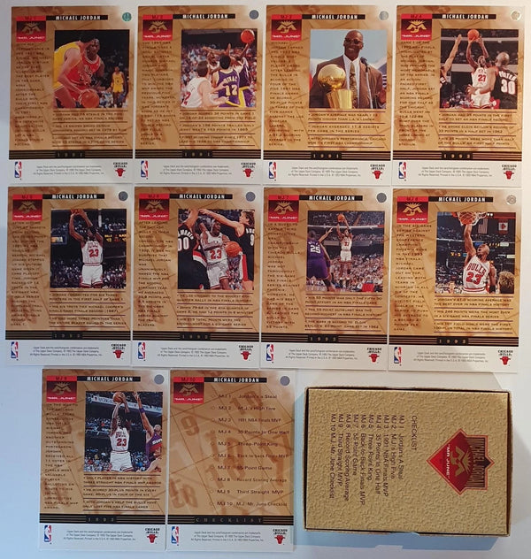 1993 Upper Deck Michael Jordan Mr. June (Complete 10 Cards Set) - Rare