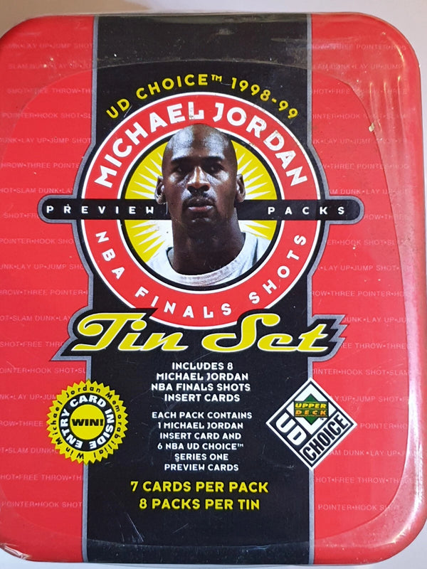 1998 Upper Deck Michael Jordan NBA Finals Shots Tin Set- Factory Sealed
