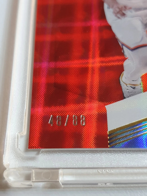 2022 Panini Donruss Elite Jalen Brunson #8 HYPER RED /88 Holo - Rare