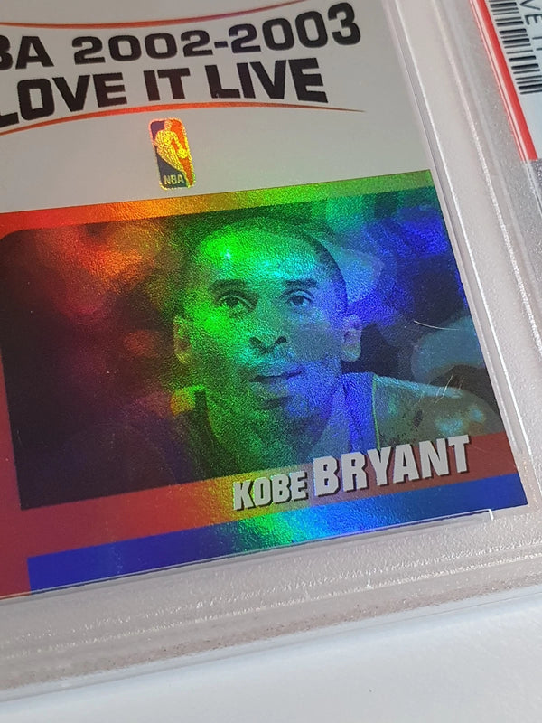 2003 Topps Basketball Kobe Bryant #LL-KB Love it Live - PSA 9 (Low POP)