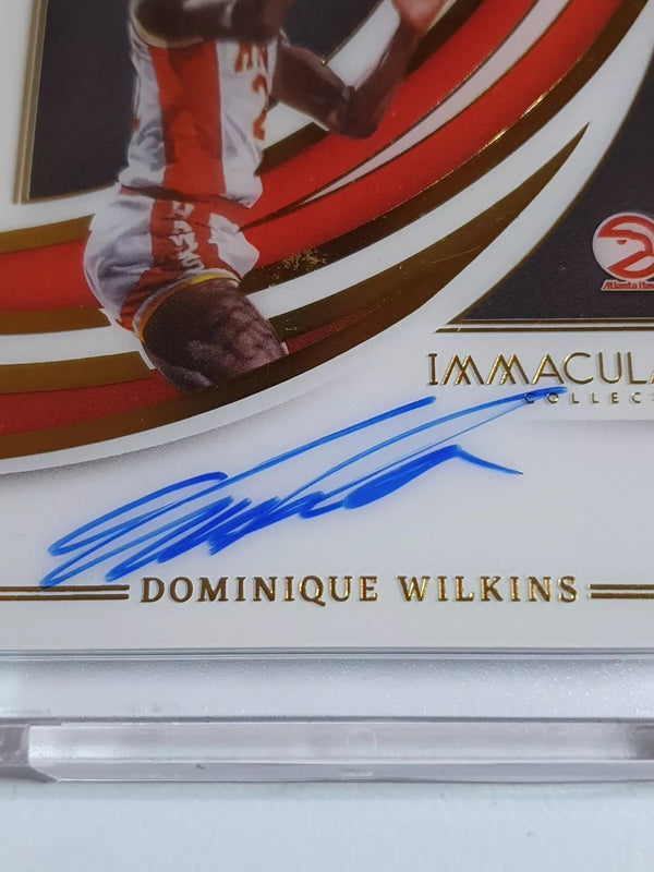 2021 Panini Immaculate Dominique Wilkins AUTO /49 Scorers Club Signatures - Rare