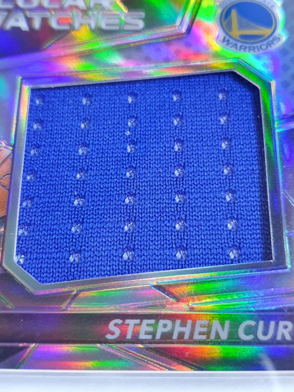 2016 Panini Spectra Stephen Curry #PATCH SILVER /149 Holo Game Worn Jumbo Jersey