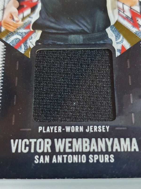 2025 Topps Basketball Victor Wembanyama #PATCH Game Worn Jersey - Ready to Grade