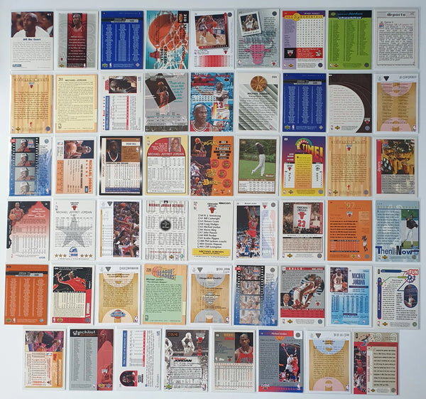 Lot of 53 x Michael Jordan Collection Cards - Good Condition