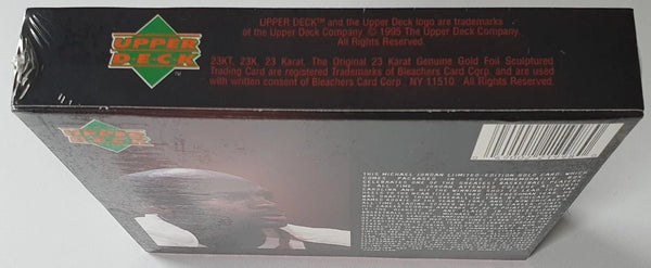 1995 Upper Deck Michael Jordan 23KT Gold Card 7-Time Scoring Leader - Sealed