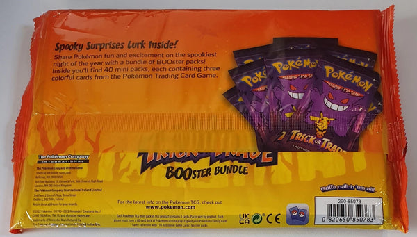 2022 Pokemon Trick or Trade Booster Bundle 40 Packs - Factory Sealed