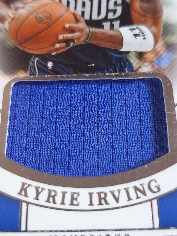2024 Panini National Treasures Kyrie Irving #PATCH /99 Game Worn Jersey - Rare
