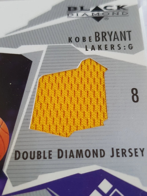 2003 Upper Deck Black Diamond Kobe Bryant #PATCH /250 Game Worn Jersey - Rare