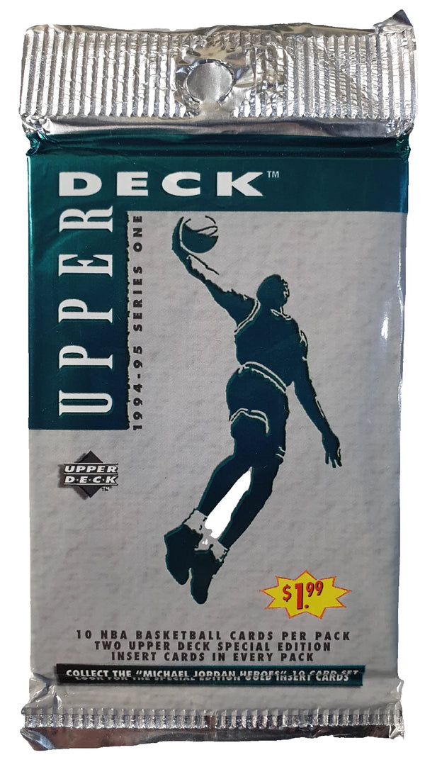 1994-95 Upper Deck NBA Basketball Series 1 Retail Pack - Factory Sealed Packs