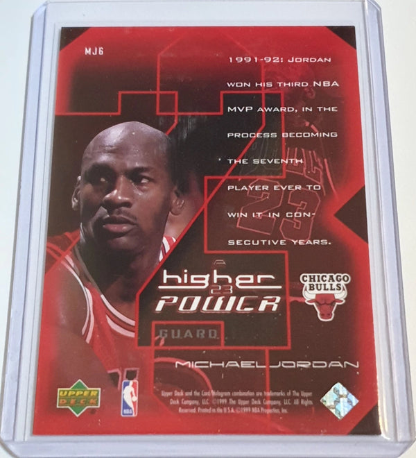 1998 Upper Deck Michael Jordan A Higher Power #MJ6 HOLO Insert - Ready to Grade