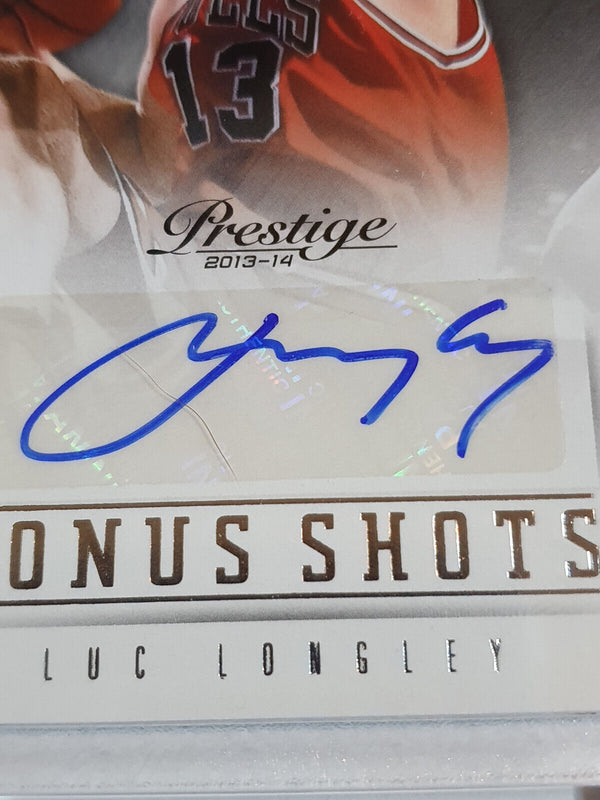 2013 Panini Prestige Luc Longley AUTO Bonus Shots Autograph - Rare