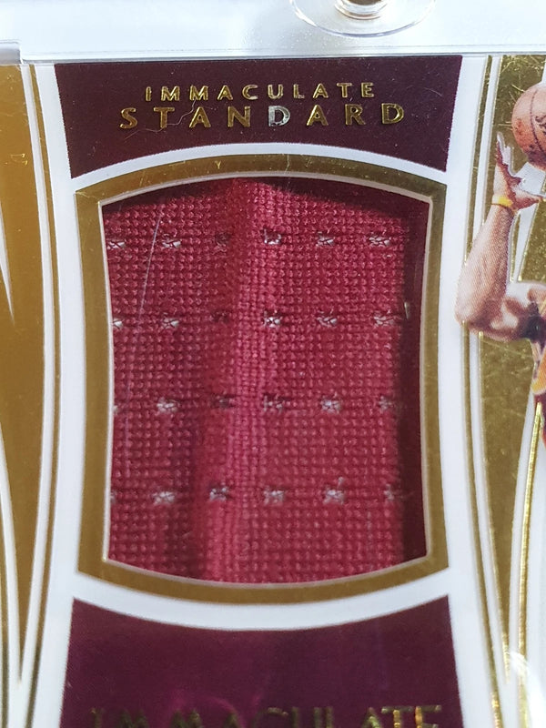 2015 Panini Immaculate Kyrie Irving #PATCH /75 Game Worn Jersey - Rare