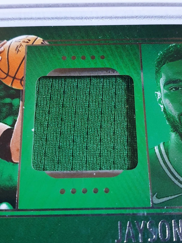 2024 Panini Silhouette Jayson Tatum #PATCH Game Worn Jersey - Ready to Grade