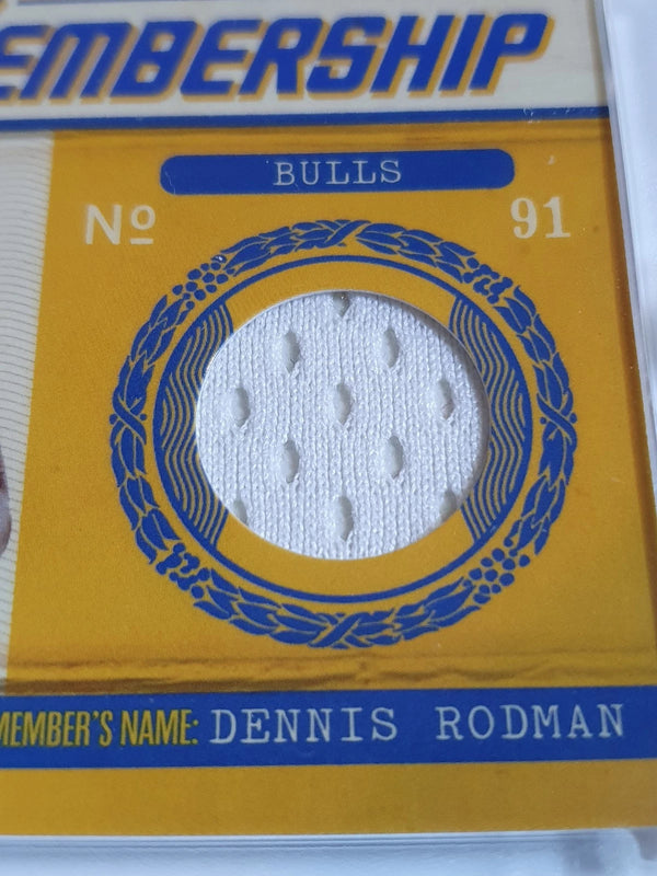 2010 Panini Classics Dennis Rodman #PATCH /100 Game Worn Jersey - Ready to Grade