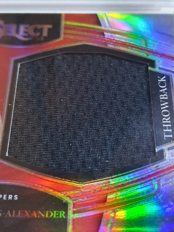 2021 Select Shai Gilgeous-Alexander #PATCH SILVER Holo Game Worn Jumbo Jersey