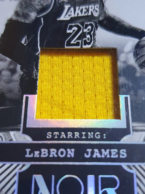 2024 Panini Noir Lebron James #PATCH /99 Game Worn Jersey - Ready to Grade