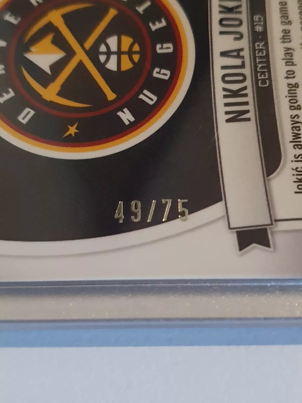 2023 Phoenix Nikola Jokic #22 RED SCOPE /75 Holo Crusade - Ready to Grade