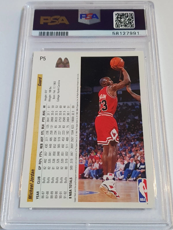 1992 Upper Deck McDonald's Michael Jordan #P5 - PSA 8 (Low POP)
