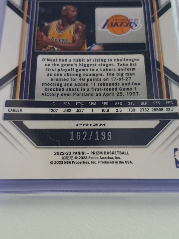2022 Panini Prizm Shaquille O'Neal #297 BLUE /199 Holo - Ready to Grade