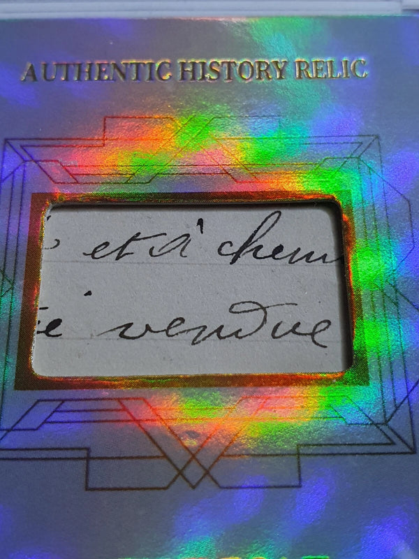 2024 Eternal Joan of Arc #RELICS SILVER Holo /50 History Relic - Factory Sealed