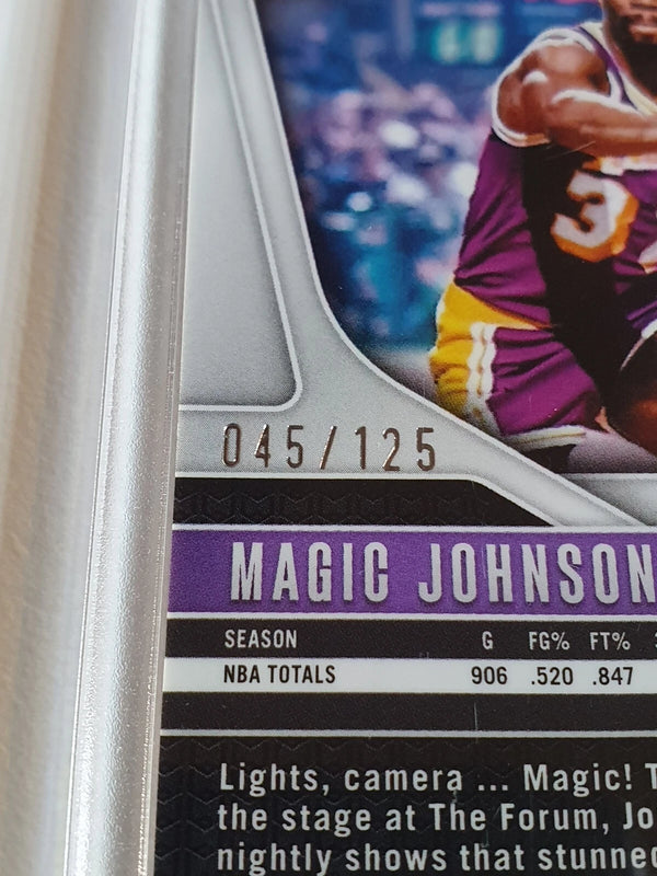 2024 Panini Prizm Magic Johnson #293 FAST BREAK ORANGE /125 Holo - Rare