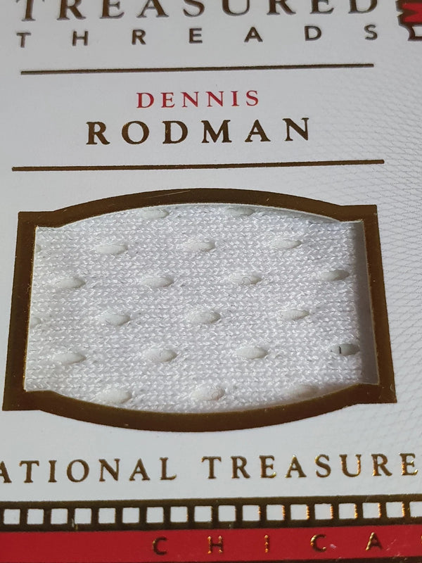 2015 Panini National Treasures Dennis Rodman #PATCH /99 Game Worn Jersey - Rare