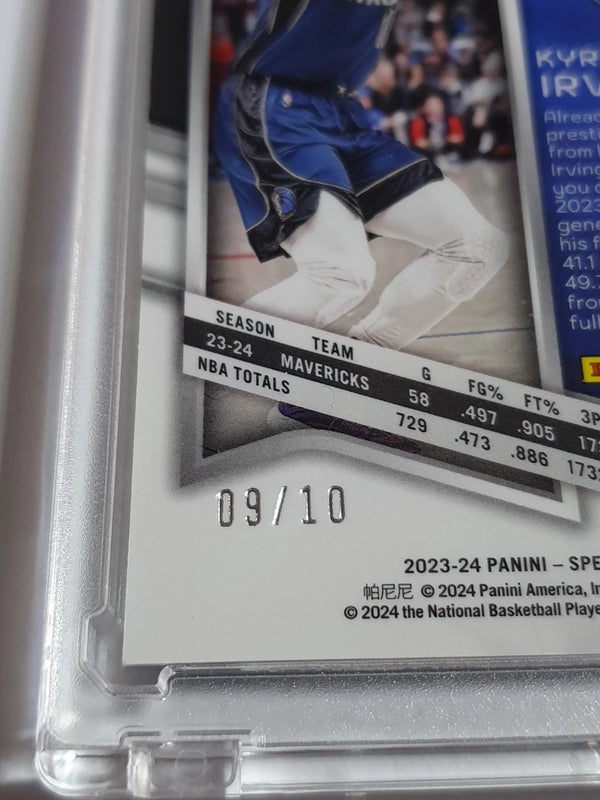 2023 Panini Spectra Kyrie Irving #94 GOLD /10 Holo - Ready to Grade