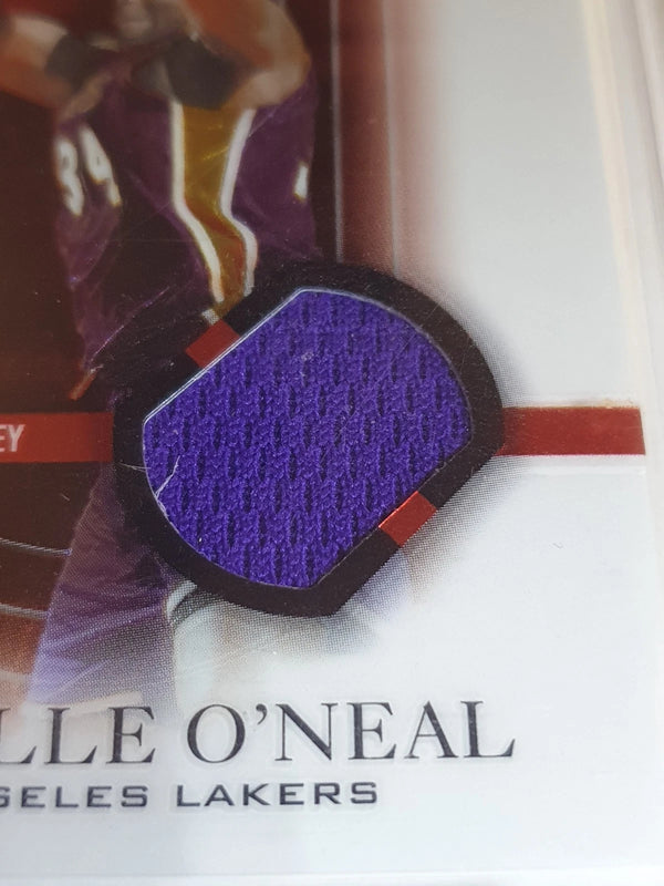 2003 Topps Pristine Shaquille O'Neal #PATCH Game Worn Jersey - BGS 9.5 (POP 3)