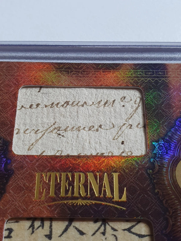 2024 Eternal William Shakespeare Confucius #RELICS /99 Dual Relics - Sealed