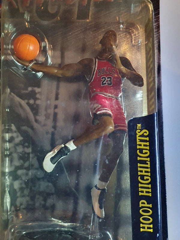 1999 Upper Deck Mattel Michael Jordan Hoops Highlights 3 - Sealed Figure & Card