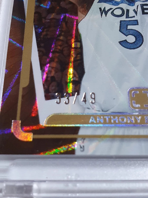 2024 Panini Photogenic Anthony Edwards #6 WEDGES /49 Holo - Ready to Grade