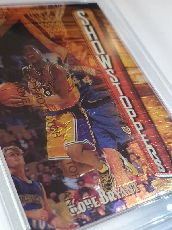 1997 Topps Finest Kobe Bryant #262 w/ Coating Showstoppers - PSA 8
